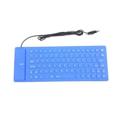 China Numeric Keypad 85 USB Keys Wired Waterproof Foldable Silicone Flexible Keyboard for sale