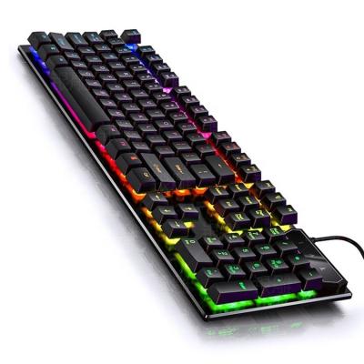 China Cheap numpad keyboard the latest and flexible laptop oem teclado gamer delux rgb multimedia computer pc gaming mechanical keyboard for sale