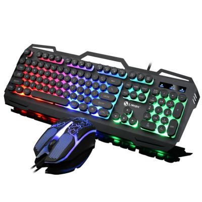 China Metal Low Price Good Quality Gaming PC With Keyboard On Mouse Gaming Mouse Keyboard for sale