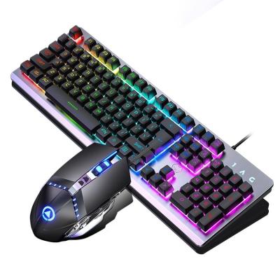 China Hot sale metal gaming keyboard mouse combo and headphone gaming mechanical mouse and keyboard for sale