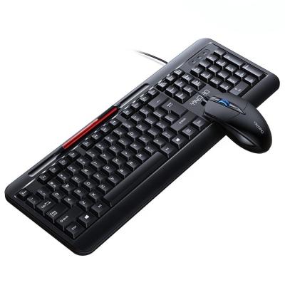 China Brand New Ultra Thin OEM Wired Keyboard and Mouse Combo Commercial Local USB Mouse and Keyboard Set Wholesale for sale