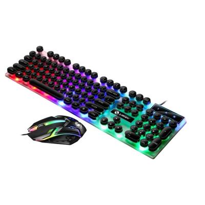 China China supplier metal gaming keyboard and mechanical mouse and mouse keyboard for mobile game for sale