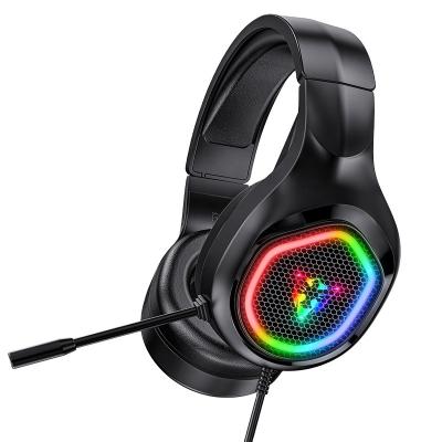 China Wholesale Headband USB Plug Virtual Led Stereo Sound Gaming Earphone Lightweight Wired Headsets With MIC For Gaming Games Music Enjoy Game for sale