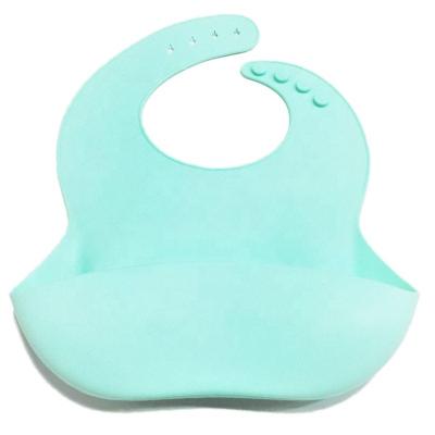 China Viable Silicone Baby Eating Three Dimensional Waterproof Super Soft Bib Rice Bag for sale