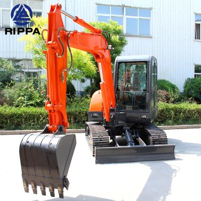 China Factory Rippa R360 6 Ton Red Color Mini Bagger Mini Excavator Crawler for sale