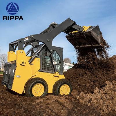 China Rippa Farms Tracked Mini Skid Steer Loader Skid Steer with Bucket Breaker / Skid Steer Hammer for sale