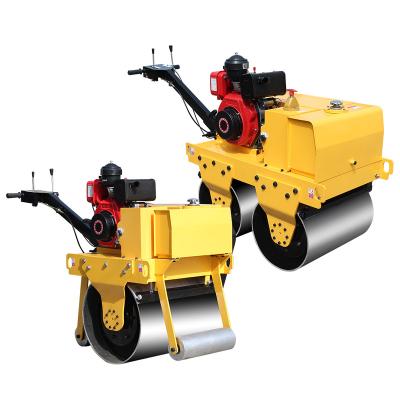 China Building Material Shops 1 Ton Vibratory Diesel Single Double Small Mini Drum Road Roller Compactor for sale price for sale