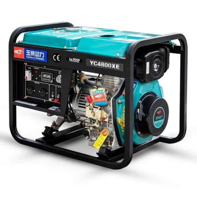 China YUCHAI 3kw 5 kw diesel turbo generator price YC4800XE for sale