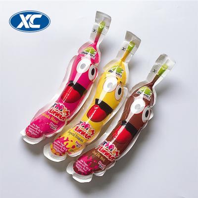 China Moisture Proof Fruit Shape Special Ice Cream Stick Bag Packing Plastic For Products Liquid for sale