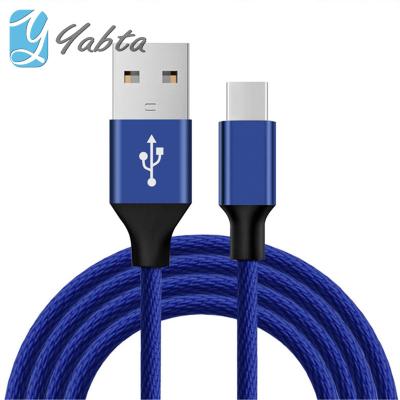 China For Type C/For Micro Type C/For iphone 2017 Hot Sale Cloth Weave Type C Cable Fast Charging Cable For Samsung for sale