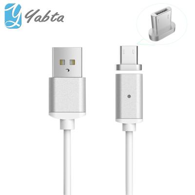 China Dual Side Charging iPhone Android Phones Micro USB 8 Pin Type-C Tilts 1M Magnetic USB Strip Cable for sale