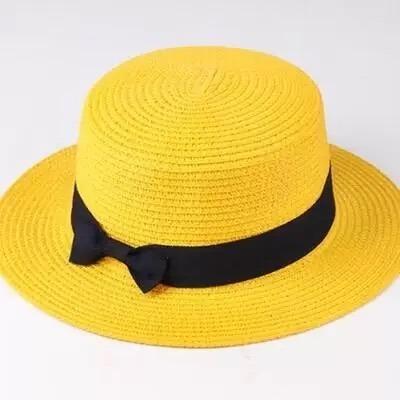 China 2021 retro new daily life women's straw hat British sunscreen top hat for sale