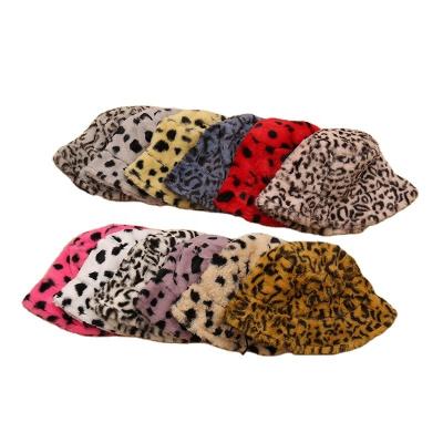 China 2021 New Party/Wedding/Church Leopard Print Women's Autumn/Winter Bucket Hat/Running and Tourism Bucket Hat for sale