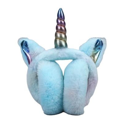 China Hot Selling 100% Nylon Fashionable Circular Custom Made Fluffy Earmuffs Daily Life for sale