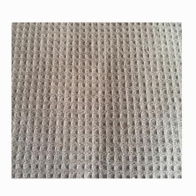 China Factory Wholesale Cotton Rayon Memory Different Size Waffle Knit Fabric For Sweater for sale