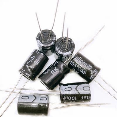 China Power Supply Home Appliance China Factory 8*12mm 50V 100UF Light Capacitor For Stereo Power Supply Light Home Appliance for sale