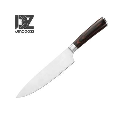 China Unique High Quality Disposable Carbon Steel Kitchen Knife Chef AUS8 Knife for sale