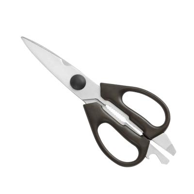 China Convenient Japanese Stainless Steel Food Scissors Heavy Duty Kitchen Shears Multifunctional Kitchen Scissors for sale