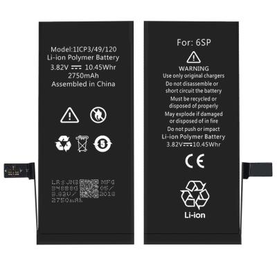 China Cellphone OEM Batteries Manufacturer Full Capacity Mobile Phone Li-ion Polymer Rechargeable Battery For Iphone 6s plus 6sp for sale