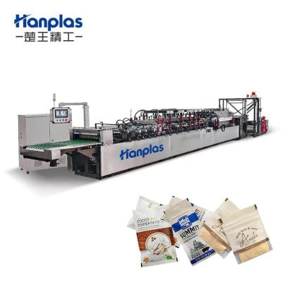 China HP-L-T Hanplas Hotels Automatic Lifting Design Make Machine Laminated Film Three Side Sealing Tyvek Transparent Bag Making Machine for sale