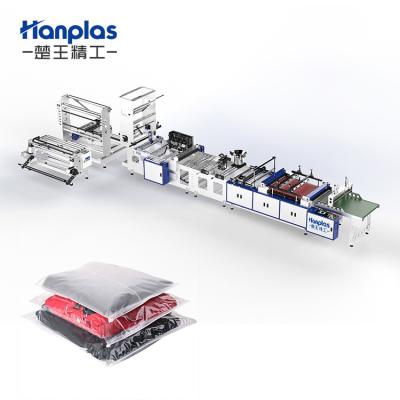 China HP-ZA Hanplas Hotels PE PP High Speed ​​Multifunctional Block Slider Zipper Lock Plastic Bag Making Machine for sale