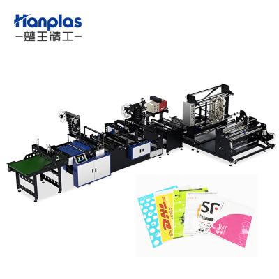 China Hotels HP-CA Hanplas DHL Automatic Express PE Mailing Bag Machine Express Courier With Adhesive Tape Nylon Poly Sealing Bag Making Machine for sale