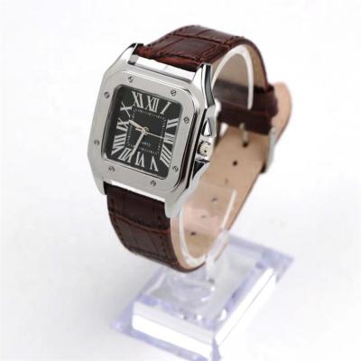 China High Quality Multi Time Zone Casual Square Buckle Business Quartz Glass Watch for sale