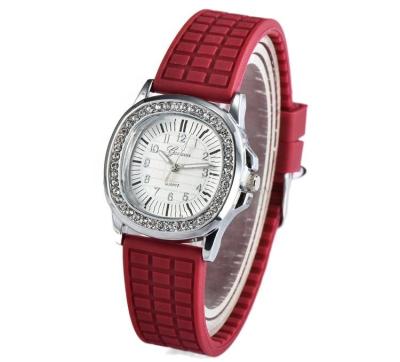 China Red Silicone Wrist DIVER Wholesale Price Unisex Digital Sport Quartz Watch for sale