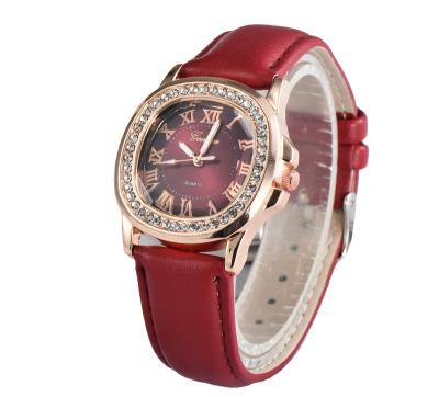 China Multiple Time Zone Best Quality Watch Women Leather Strap Wrist Watch Casual Dress Ladies Gift Fashion for sale