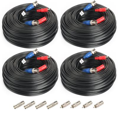 China BNC Vedio Power Cable Copper Clad Aluminum Prefab Integrated Video Camera BNC Cable For Monitoring CCTV Security Systems With Connectors for sale