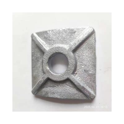 China Building Cast Ductile Joint Iron Sand Casting Metal Parts Foundry Metal Parts Machining Pole Accessories Material Square Pole Line for sale