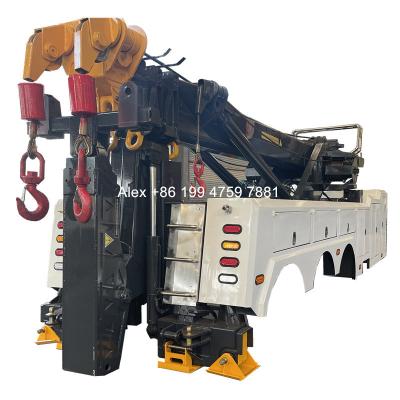 China 110000 Lbs. Heavy Duty Rotator Wrecker Body With Continuous Rotation Recovery Boom for sale