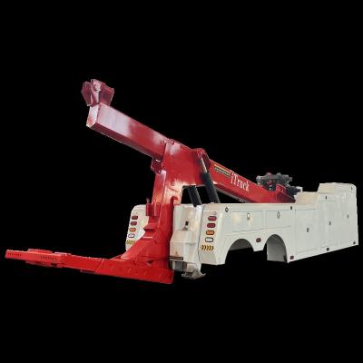 China 25 Ton Wrecker Body Integrated Underlift Boom Recovery Truck Body 44500 Lb. for sale