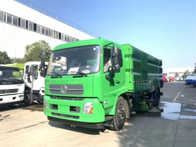 China 18000kg Street Sweeper Truck Diesel Fueled Truck Mounted Street Sweeper for sale