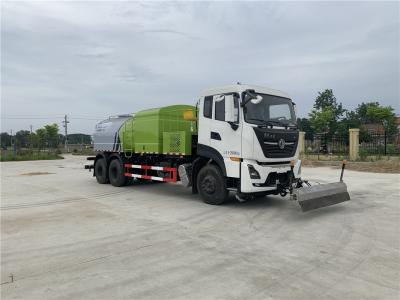 China Chinese Dongfeng Truck Mounted Road Sweeping Machine 6x4 20cbm for sale