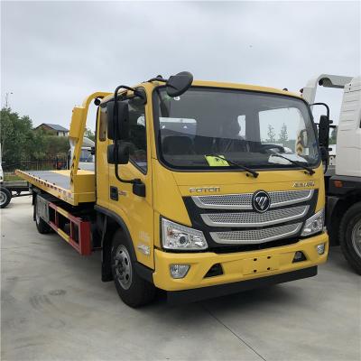 China 4000kg Foton Euro 3 Euro 6 Flat Bed Wreckers Recovery Tow Truck Diesel Powered for sale