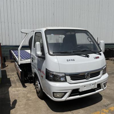 China Euro 6 Dongfeng Mini Tilt Deck Tow Truck 3 Ton Tow Truck Both Sides Manual Operation for sale