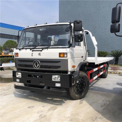 China 4x2 Euro 3 Dongfeng 8m Slide Bed Tow Truck 8000kg Both Sides Manual Operation for sale