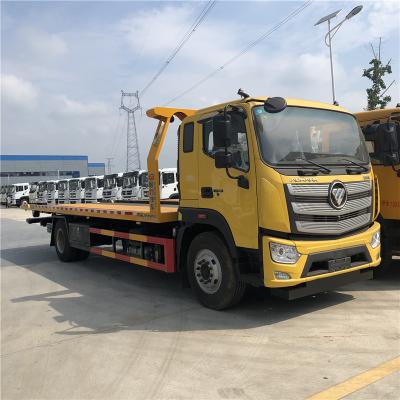 Chine 4x2 Euro 3 Foton 8 tonnes Tilt Bed Tow Truck Tilt Truck à plateau à vendre