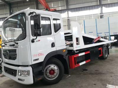 China Dongfeng Double Deck Carrier Tilt And Slide Recovery Trucks 4x2 Euro 3 for sale