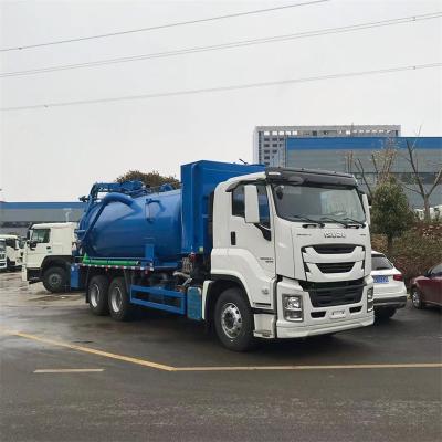 China 20Cbm Japanese ISUZU VC61 Sewer Suction Truck Sewage Tank Truck for sale