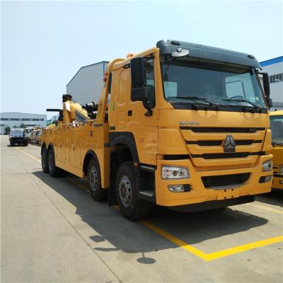 China Howo 8x4 50 Tons 25 Tons Integrated Wrecker Truck Underlift Tow Truck for sale