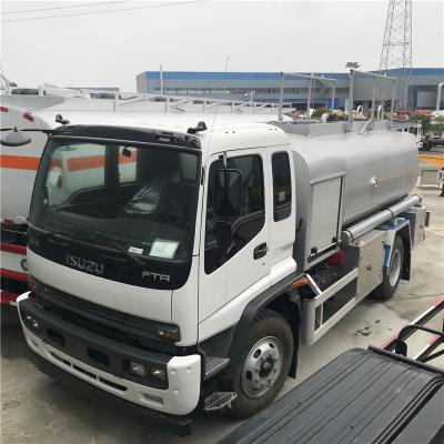 Chine ISUZU FTR 10CBM Camion de ravitaillement en aéronefs professionnels alliage d'aluminium à vendre