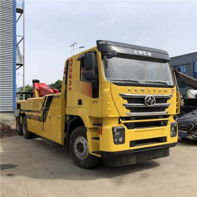 China Iveco Heavy Duty 25 Ton Wrecker 50 Ton Tow Truck 6x4 Driving New Condition for sale