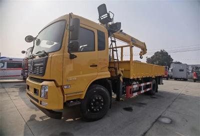 China Dongfeng 190hp Engine Truck Mounted Crane 8 Ton Crane Truck For Transportation for sale