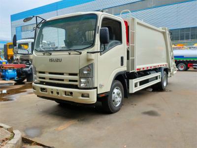 China 4x2 Japanese ISUZU NPR KV600 Garbage Compacted Truck With 6 Cbm To 8 Cbm Volume for sale