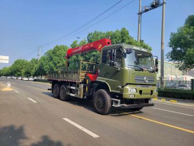 China Chinese Dongfeng merk 6WD 6X6 truck gemonteerde kraan met XCMG 8 ton 10 ton kraan voor militair gebruik Te koop