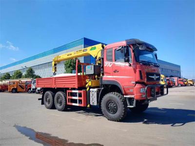 China 8 tons Dongfeng Crane Truck with Amplitude Expansion Rotation and Hoisting Mechanisms for sale