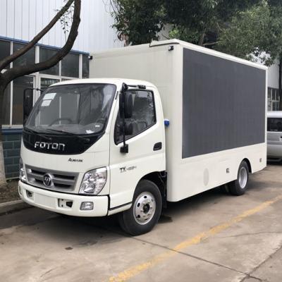 China 4X2 FOTON DIESEL RHD LHD LED SCREEN VAN MOBILE ADVERTISING TRUCK for sale