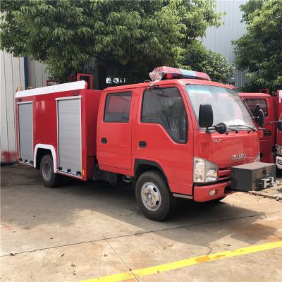 China 4X2 EURO 5 ISUZU 98HP 120HP 3000 LITERS FIRE FIGHTER TRUCK FIRE SPRINKLER WATER TRUCK for sale